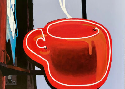 Seattle, 20 x 22", oil on panel