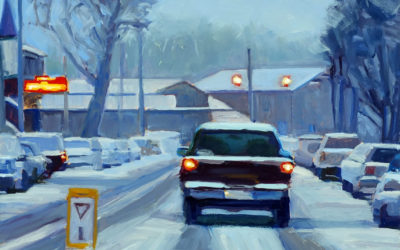 Yellow Springs in Winter