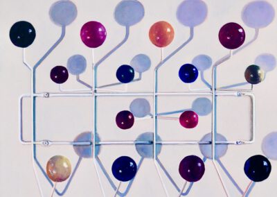 1953, 30 x 30", acrylic and epoxy